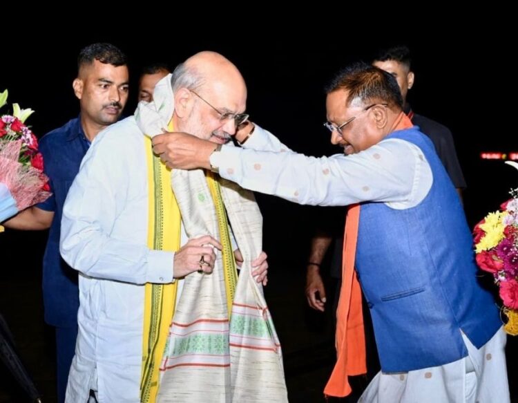 Amit Shah with Vishnu Dev Sai