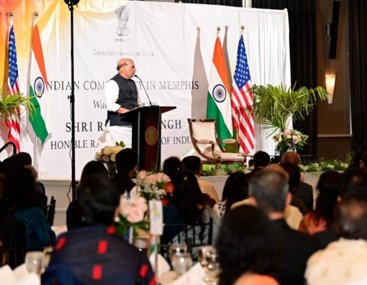 Rajnath Singh at America