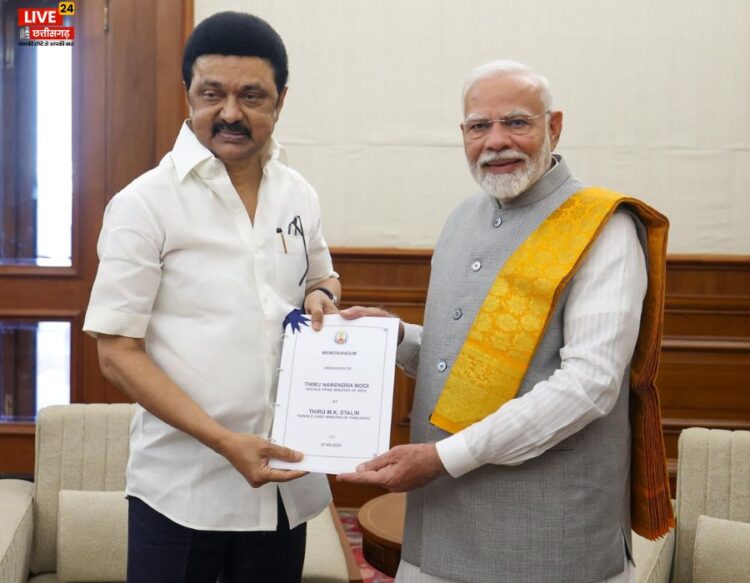 PM Modi And M.K Stalin